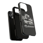 White S2000 Roadster Collage JDM Tough Phone Case Cover Gift