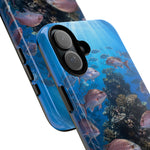 Snapper Reef Phone Case, Sunlit School Ocean Fishing Tough Cover
