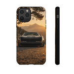 C4 ZR1 Corvette Phone Case, Black Misty Mountain Pass Cover
