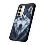 Siberian Husky Geometric Diamond Art Tough Phone Case
