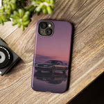 Sunset Skyline GT-R R32 phone case | car reflection, purple dusk