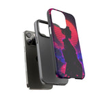 Neon Geisha Silhouette Phone Case | Tough Cover