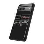 C3 Stingray Phone Case Black Sports Car Tough Cover Gift
