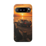 Sunset Skyline R32 on Pier phone case | Tough Covers