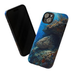 Grouper Reef Phone Case, Sunbeam Ledge Marine Art Tough Cover
