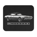 Classic 67 Cougar Muscle Car Mouse Pad | Retro Car Illustration