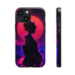 Neon Geisha Silhouette Phone Case | Tough Cover
