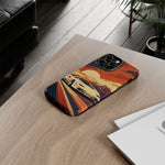 Retro Sunset Countach phone case | Sports car tough cover