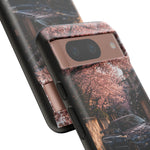Cherry Blossom Street Scene R34 Skyline GTR Tough Case | Car Photo Cover