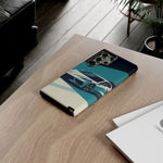 Retro Teal Sports Car C8 phone case | Tough Cases