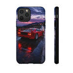 F40 Legendary Supercar Prancing Red Speed Art Tough Phone Case