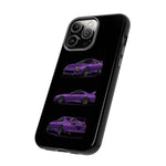 MK4 Supra Phone Case Purple, Three-View Vector Cover
