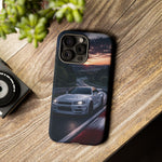 Skyline GT-R R34 White Nurburgring Speed Art Tough Phone Case