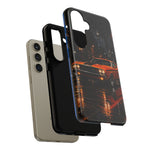 Challenger RT Phone Case, Rainy City Night Muscle Car Tough Cover