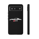 1970 Camaro Z28 White Silhouette Tough Phone Case Cover Gift