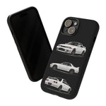 R32 Skyline Phone Case White, Three-View Vector Cover, Gift GTR Fans