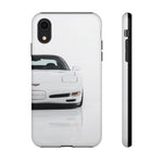 White C5 Z06 Front View phone case | Tough Cover