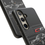 Black C6 Phone Case American Sports Car Tough Cover Gift