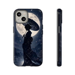 Geisha Parasol Moonlight Art Tough Phone Case