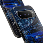 Skyline GT-R R34 Bayside Blue Tokyo Night Art Tough Phone Case