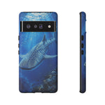 Whale Shark Phone Case, Sunlit Spotted Pattern Cover