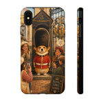 Corgi Royal Guard phone case | Cute British corgi soldier illustration