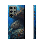 Grouper Reef Phone Case, Sunbeam Ledge Marine Art Tough Cover