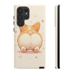 Corgi Chibi Kawaii Pet Dog Breed Art Tough Phone Case