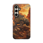 Land Cruiser FJ40 Classic 4x4 Red Rock Canyon Art Tough Phone Case
