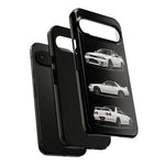 R32 Skyline Phone Case White, Three-View Vector Cover, Gift GTR Fans