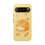Orange Tabby Loaf Kawaii Chibi Pet Cat Art Tough Phone Case