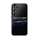 Blue C7 Z06 Sports Car Tough Phone Case Track Style Cover Gift