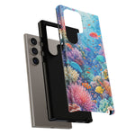 Underwater Coral Reef Phone Case | Colorful Tropical Fish Ocean Scene