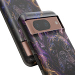 French Bulldog Galaxy Marble Art Tough Phone Case