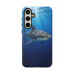 Tiger Shark Phone Case, Dappled Blue Water Tough Cover