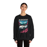 S2000 Downhill Expression Crewneck Sweatshirt JDM Drift Cherry Blossom