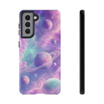 Pastel Galaxy Planet Vaporwave Art Tough Phone Case