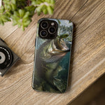 Largemouth Bass Phone Case, Frog Strike Cover for Freshwater Gift