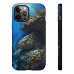 Grouper Reef Phone Case, Sunbeam Ledge Marine Art Tough Cover
