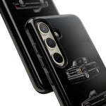 Black Silverado Classic Pickup Tough Phone Case for Chevy Truck Fans