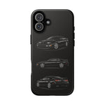 Black 300ZX Sports Car Tough Phone Case - Multi View
