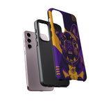 French Bulldog Pop-Art Portrait Tough Phone Case - Purple Gold