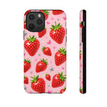Strawberry Pattern Phone Case | Tough Cover