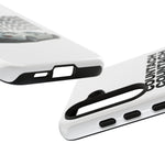 White Countach Retro Tough Phone Case Cover Gift Art
