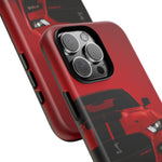 Red Mustang Art Phone Case, GT500 American Muscle Car Tough Cover