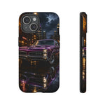 67 GTO Phone Case Purple, Rainy City Night Muscle Car Tough Cover