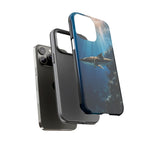 Cobia Reef Phone Case, Shaft of Light Ocean Fishing Tough Cover