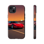 Red C4 ZR-1 King of the Hill Art Tough Phone Case