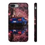 R35 GT-R Cherry Blossom Night Tough Phone Case - Wet Reflection
