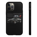 Black ZL1 Camaro Phone Case Muscle Car Tough Cover Gift Art
